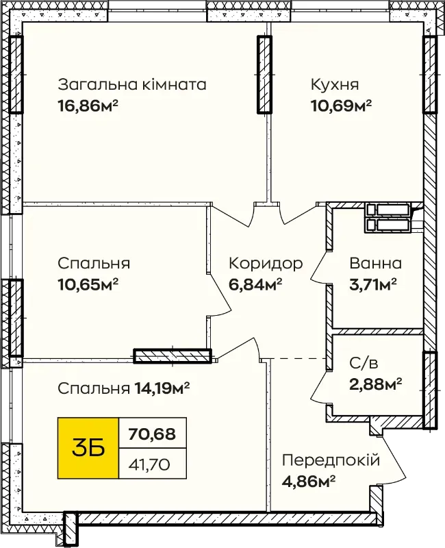Купити 3-кімнатну квартиру в Ірпені